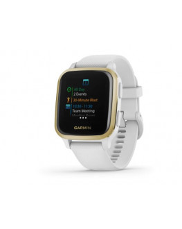 ★ Garmin Venu SQ Smart Watch (White/Gold)